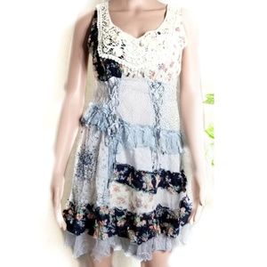 sacred threads patchwork dress